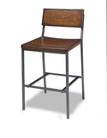 Wood & Metal Counter Stool M608600