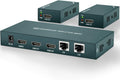 HDMI Extender Splitter 1x2, 165ft (50m) over CAT5e/CAT6/CAT7 Cable P666