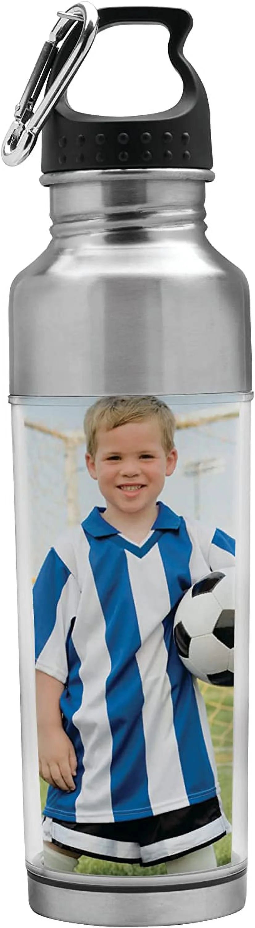 15 oz Stainless Steel Photo Water Bottle Pack of 24 Z8887