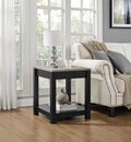 Black Pack of 2 End Table D386
