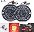 Pair 3 1/4" Bullet Style Front Turn Signal Light Kit with 1157 Base X585498