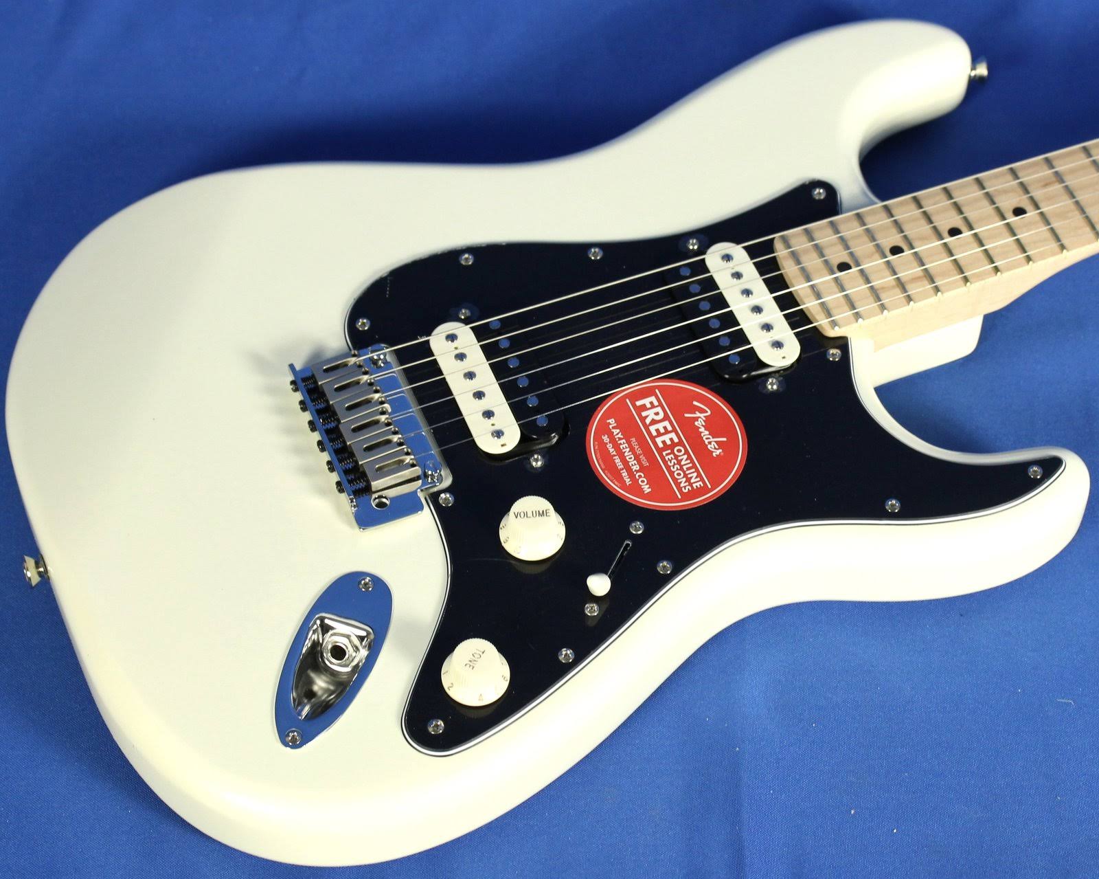 Pearl White Stratocaster HH Electric Guitar W32569
