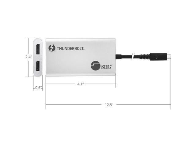 Thunderbolt 3 to Dual DP 1.2 Adapter C98644