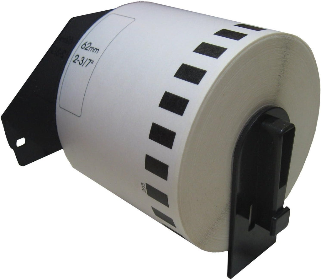 Continuous Paper Label Roll, 2.4” x 100 Feet, 3 Rolls, White T521031