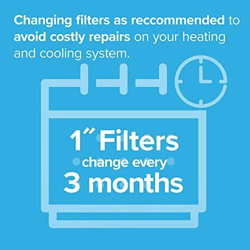 16x25x1 AC Furnace Air Filter, MPR 1000D, 6 E54349