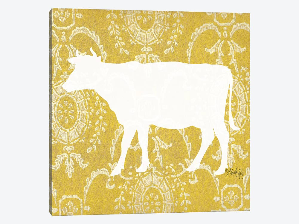 Canvas Art Picture - Cow Silhouette Y36880