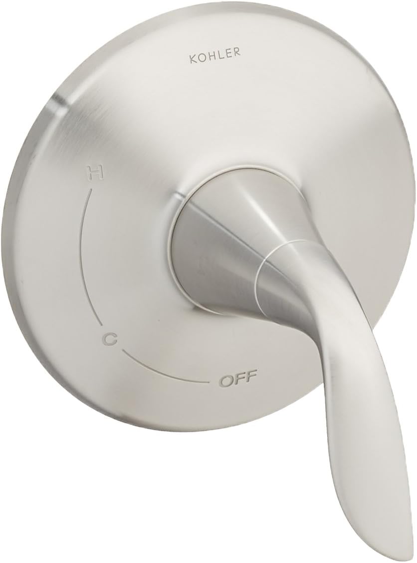 Bath and Shower Valve Trim with Lever Handle, Spout and 2.5 gpm Showerhead, Vibrant Brushed Nickel C63242