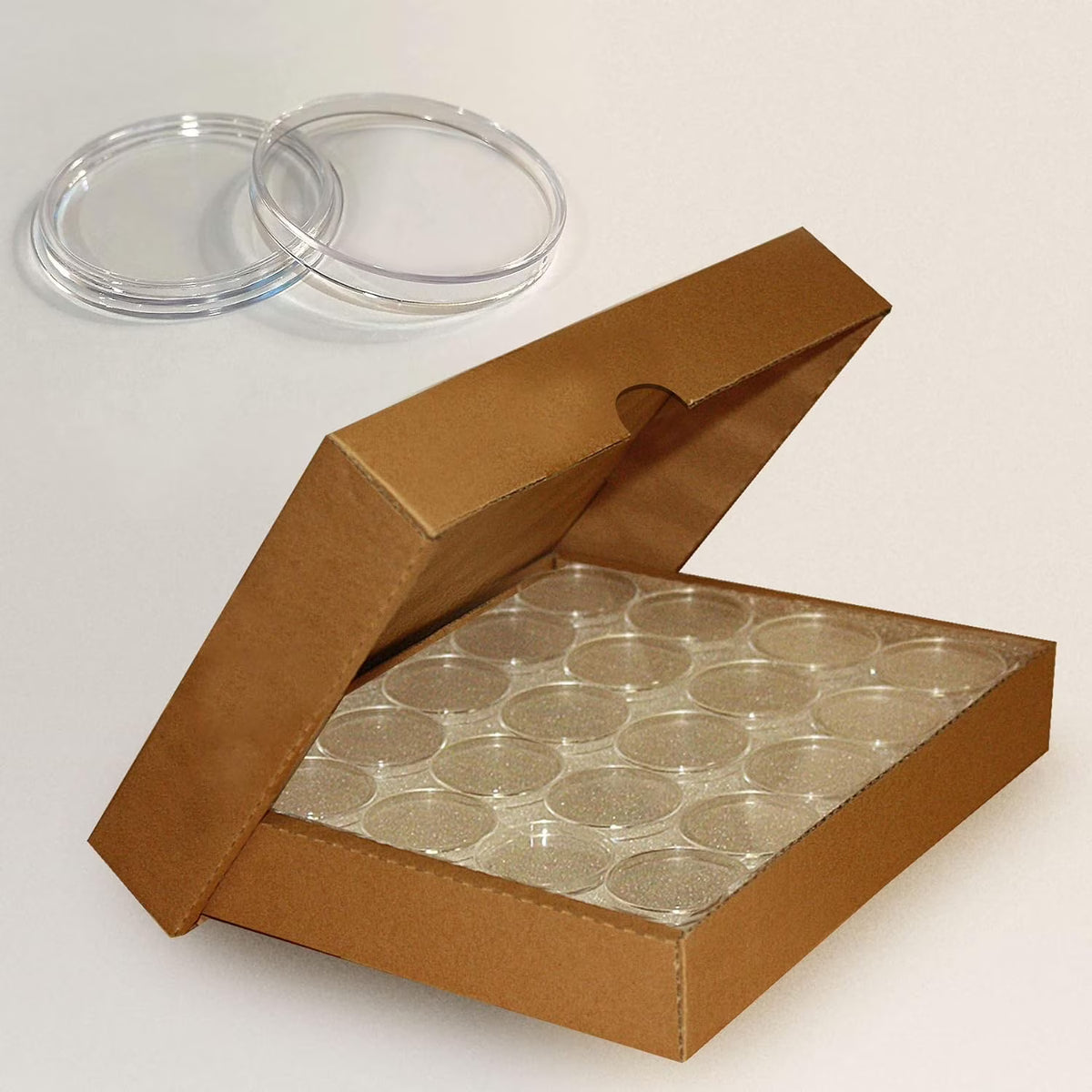 50 Quarter Direct-Fit Airtight 24Mm Coin Capsule Holder P195