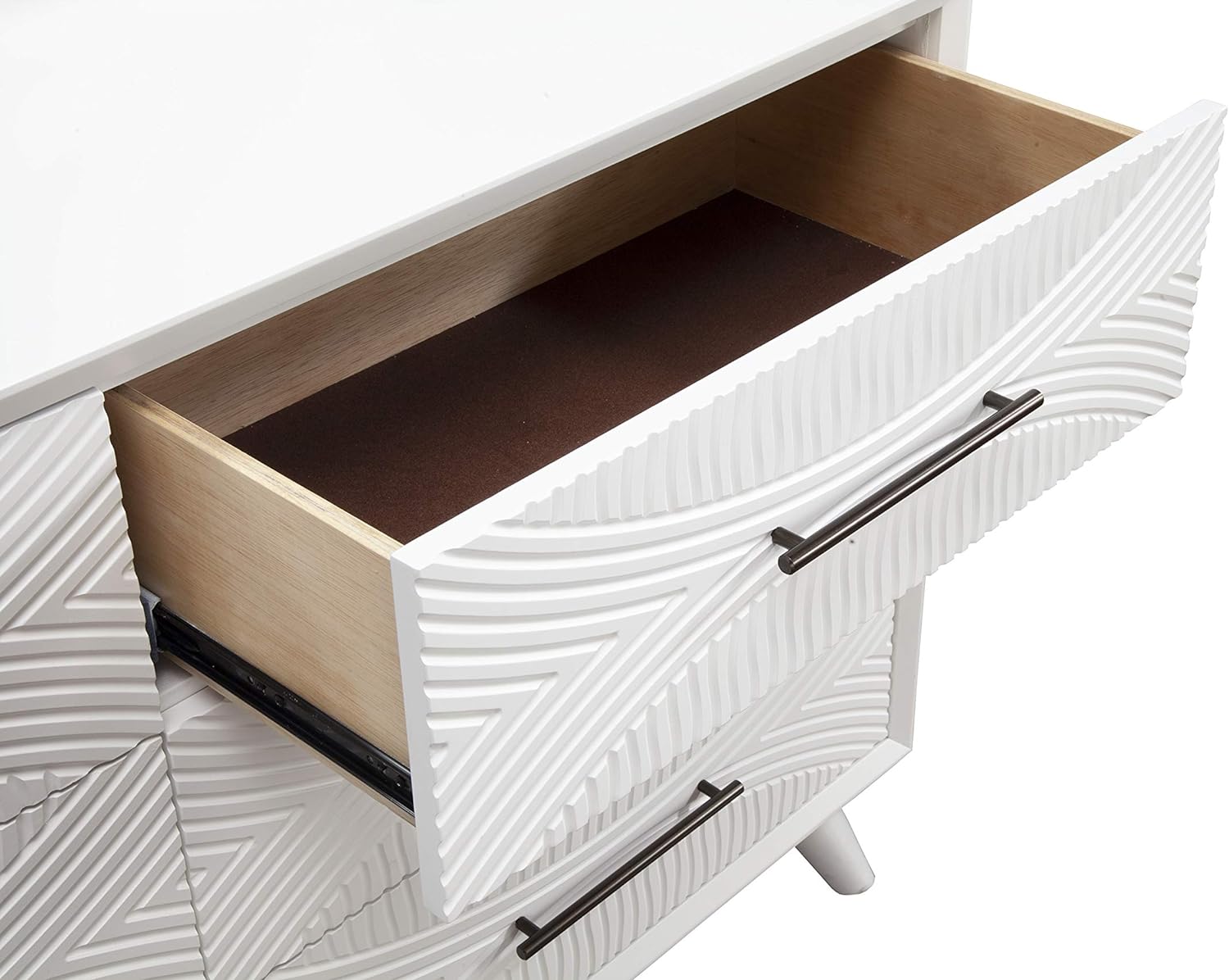 White 2 Drawer Nightstand Q979553