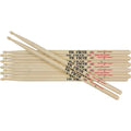 6-Pair Hickory Drum Sticks Nylon 5b J715