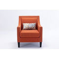 Orange Linen Armchair M931