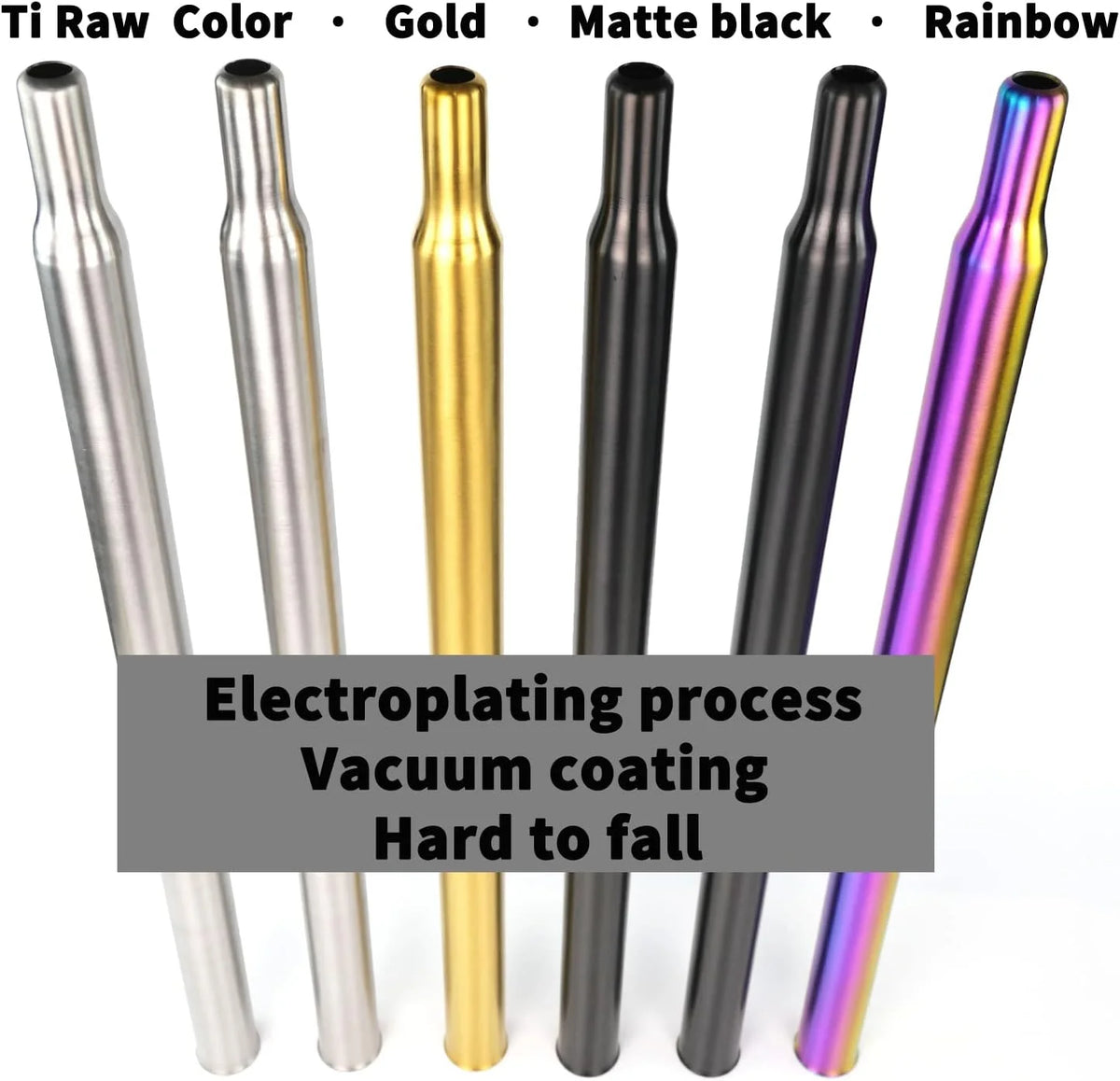 Titanium Seatpost for Brompton Folding Bike, 31.8mm, 580 E425
