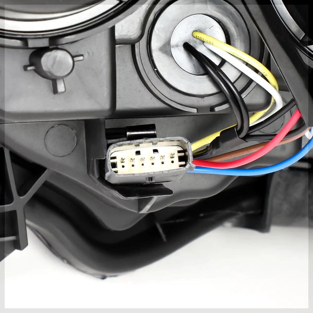 Black Housing Projector Headlight Lamp Amber Turn Signal R3114