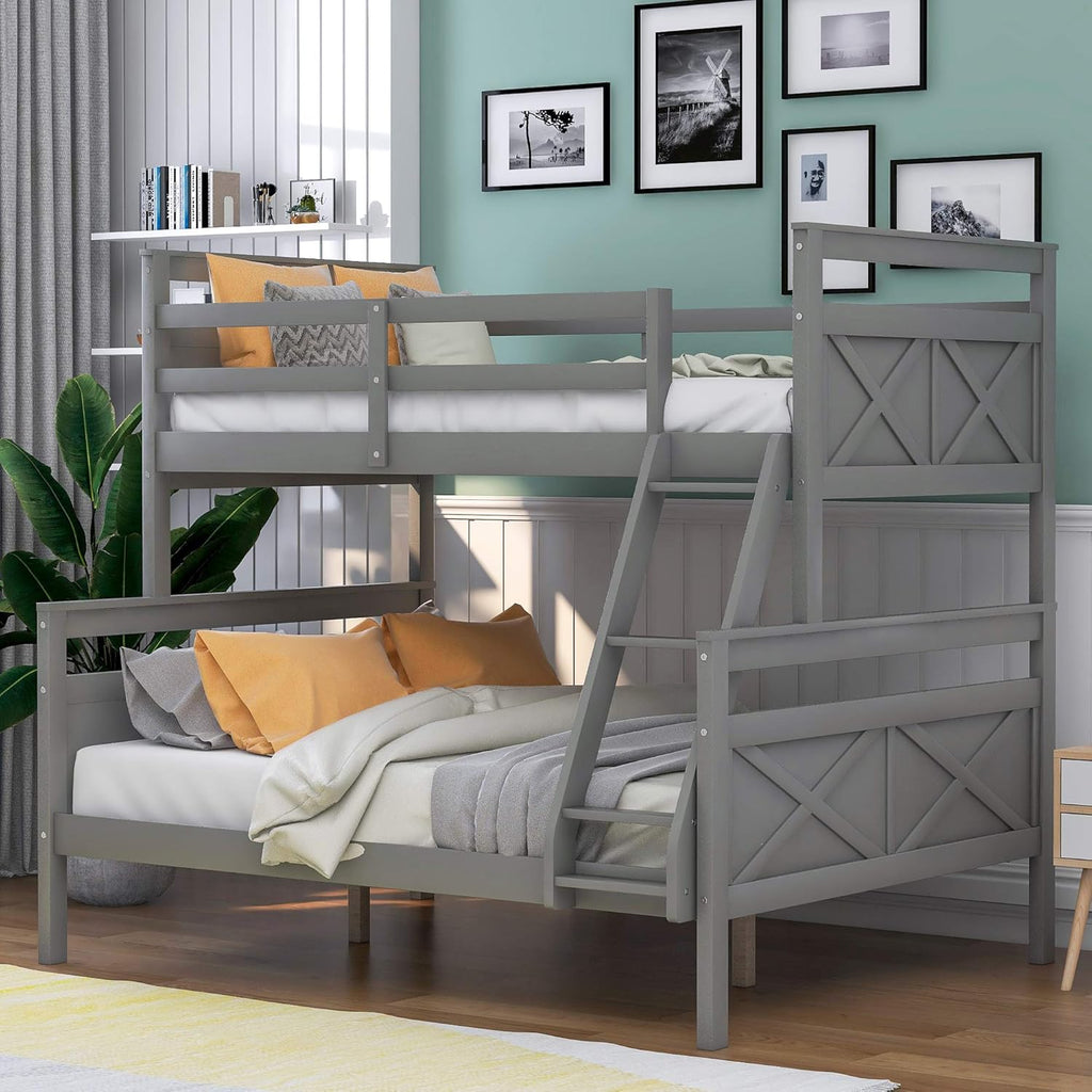 White Twin Metal Bunk Bed with Trundle D9531
