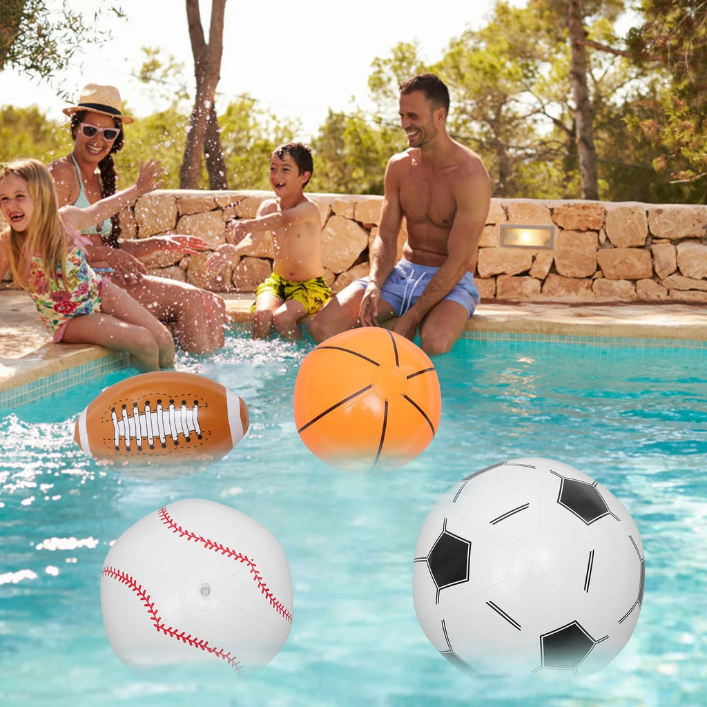 Inflatable Beach Ball Set of 4 H428