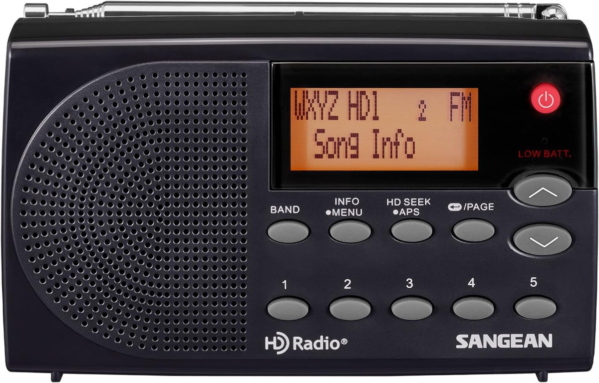 Black Pack of 2 Portable Radio Z294