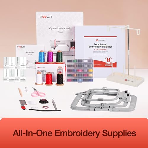 7.9x11 Inch Large Hoop Computerized Touchscreen Embroidery Machine X910
