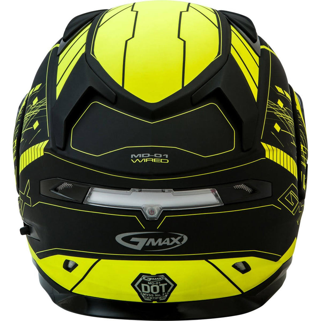 Modular Wired Snow Helmet Black/Neon Orange Medium Z457156