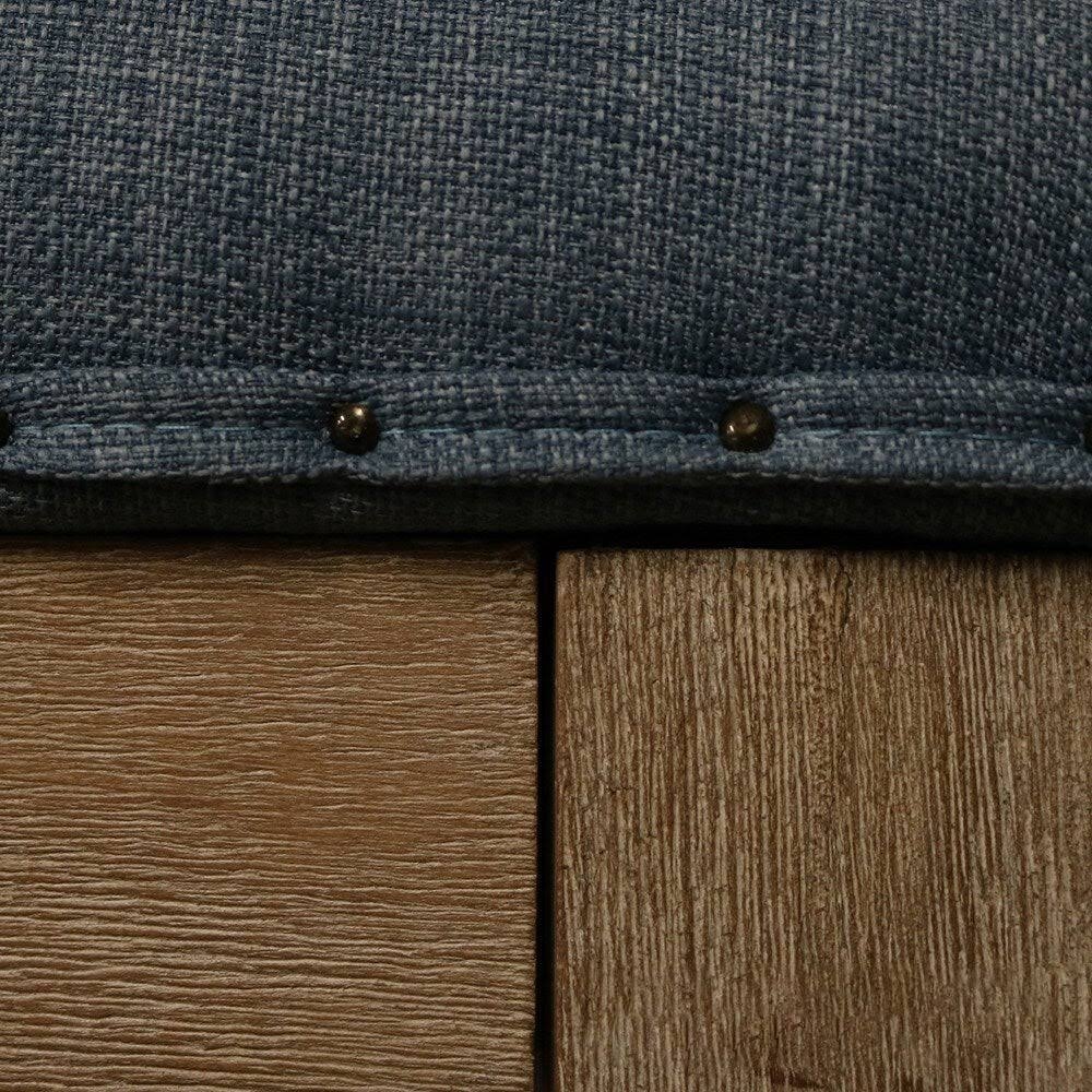Tufted Textile Shelved Ottoman E82308