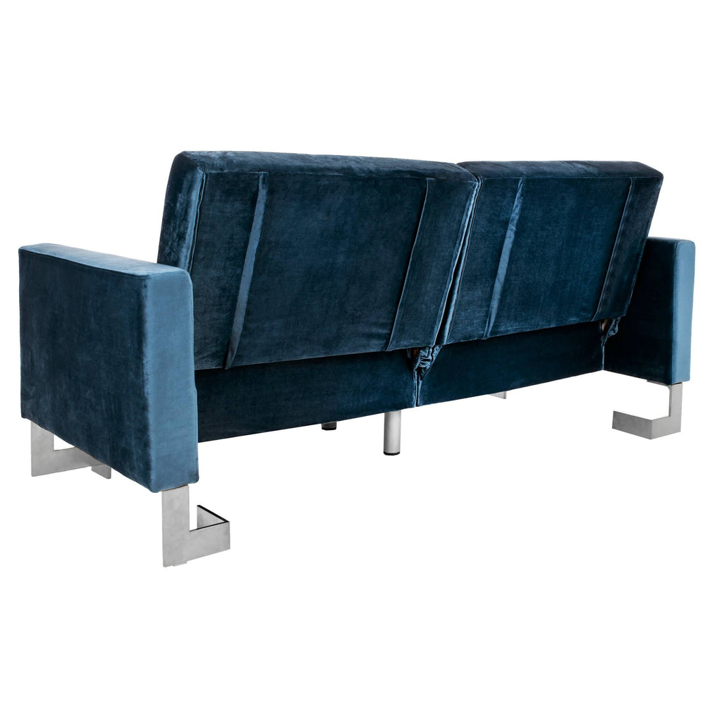 Navy Foldable Sofa Bed D700289