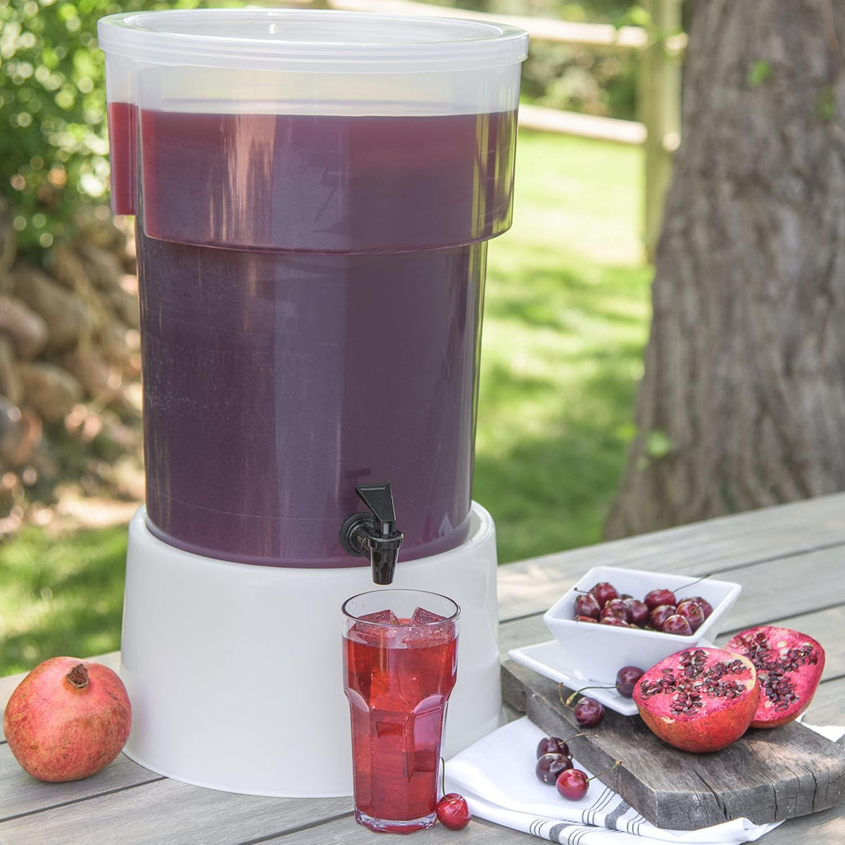 5 Gallon Clear Beverage Dispenser Pack of 2 O754405