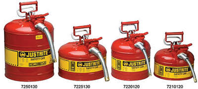 Red Steel Safety Can V871