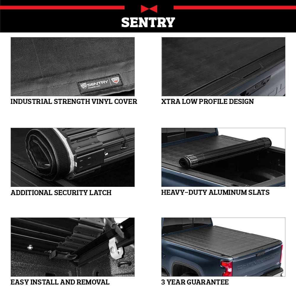 Hard Rolling Truck Bed Tonneau Cover for 2022 Toyota Tundra 6' 7" Bed S941