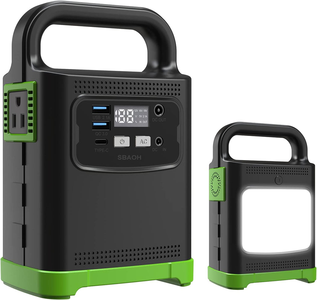 80W AC Outlet Portable Power Station with LED Light J57631