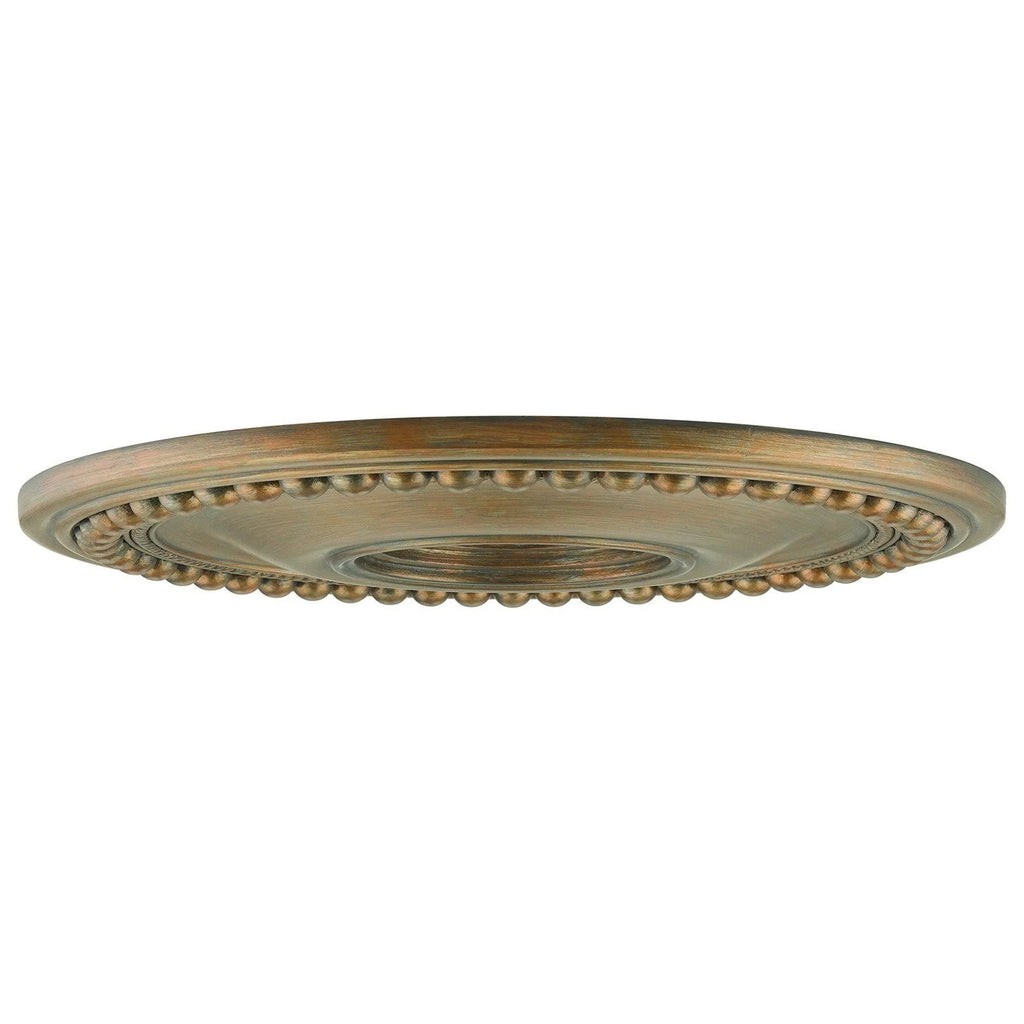 Antique Silver Ceiling Medallion D3042