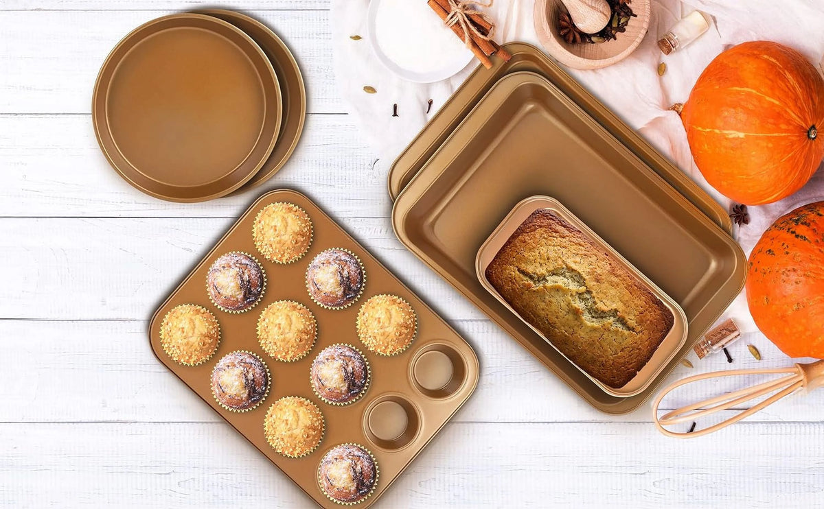 Copper Nonstick Bakeware Set 6 Piece L74491