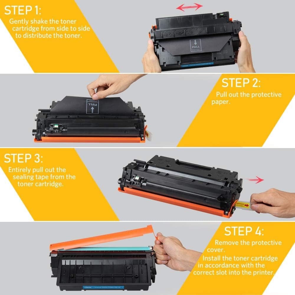 4PK Black Toner Cartridge J21767