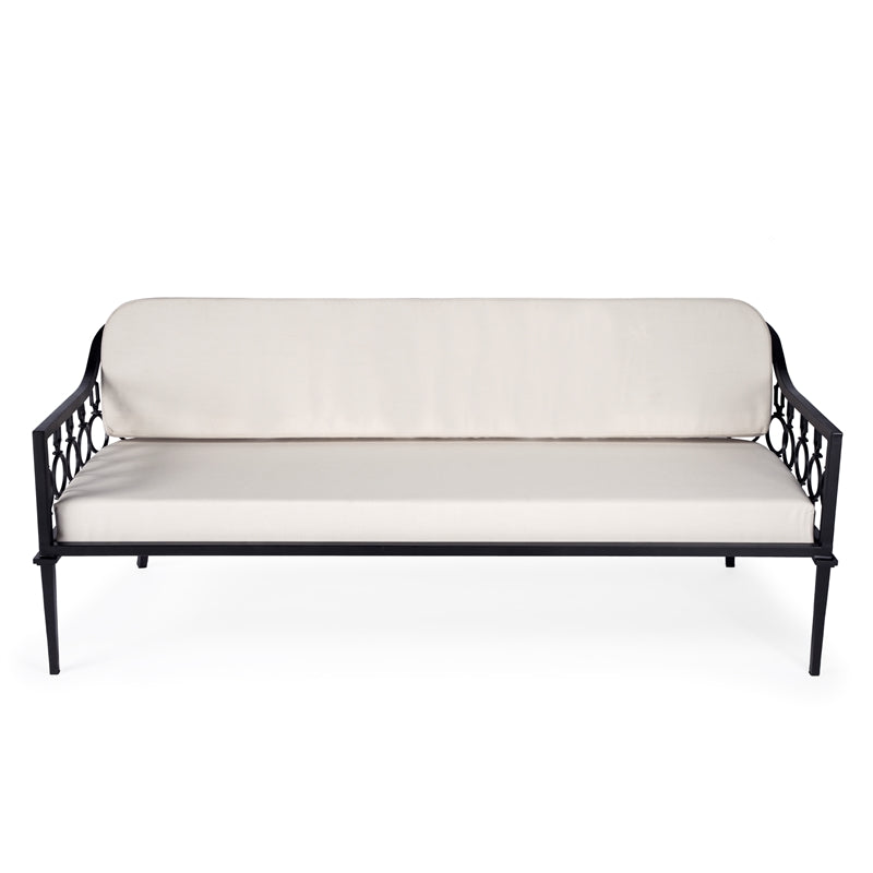 Black Outdoor Loveseat and Sofa 2-Piece Set Z6133