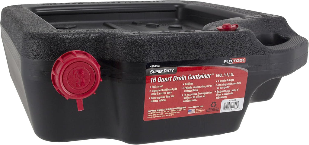16-Quart Drain Container M497