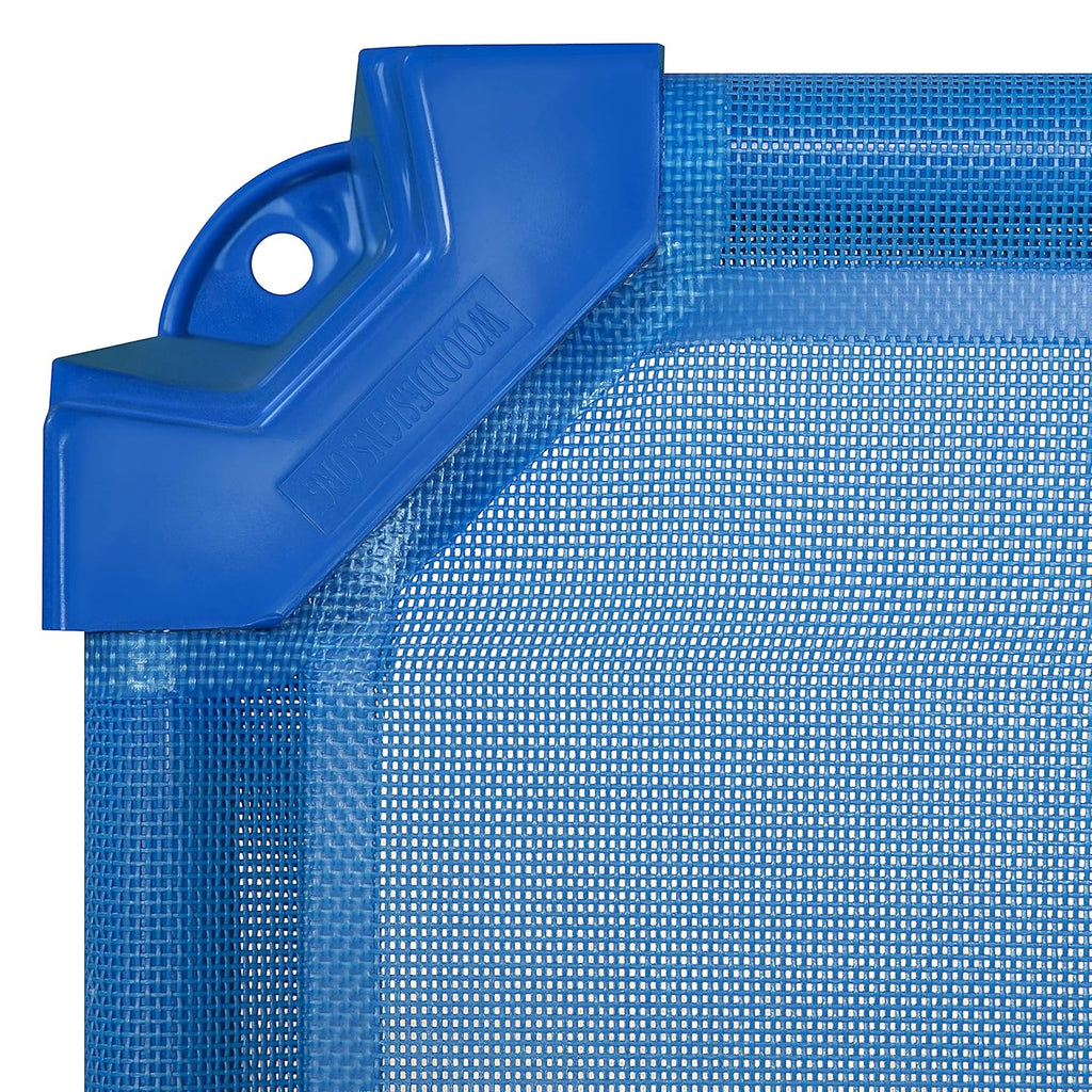 Blue Stackable Toddler Cots with Sheets, Set of 6 G456440