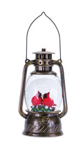 Snow Globe Lantern 11.5x22H Plastic 6 HR Timer 3 AA Batteries M187