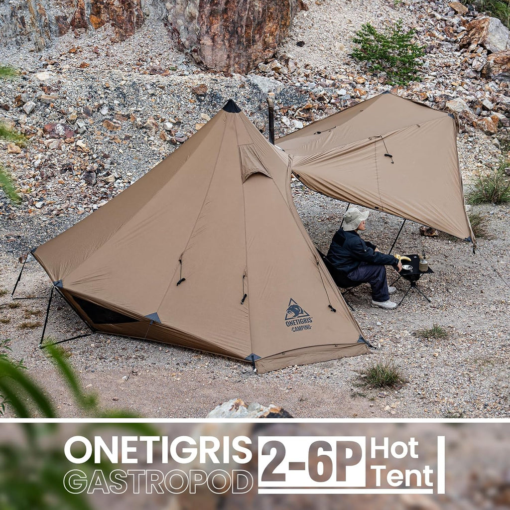 2-6 Person Hot Tent with Stove Jack Q9545