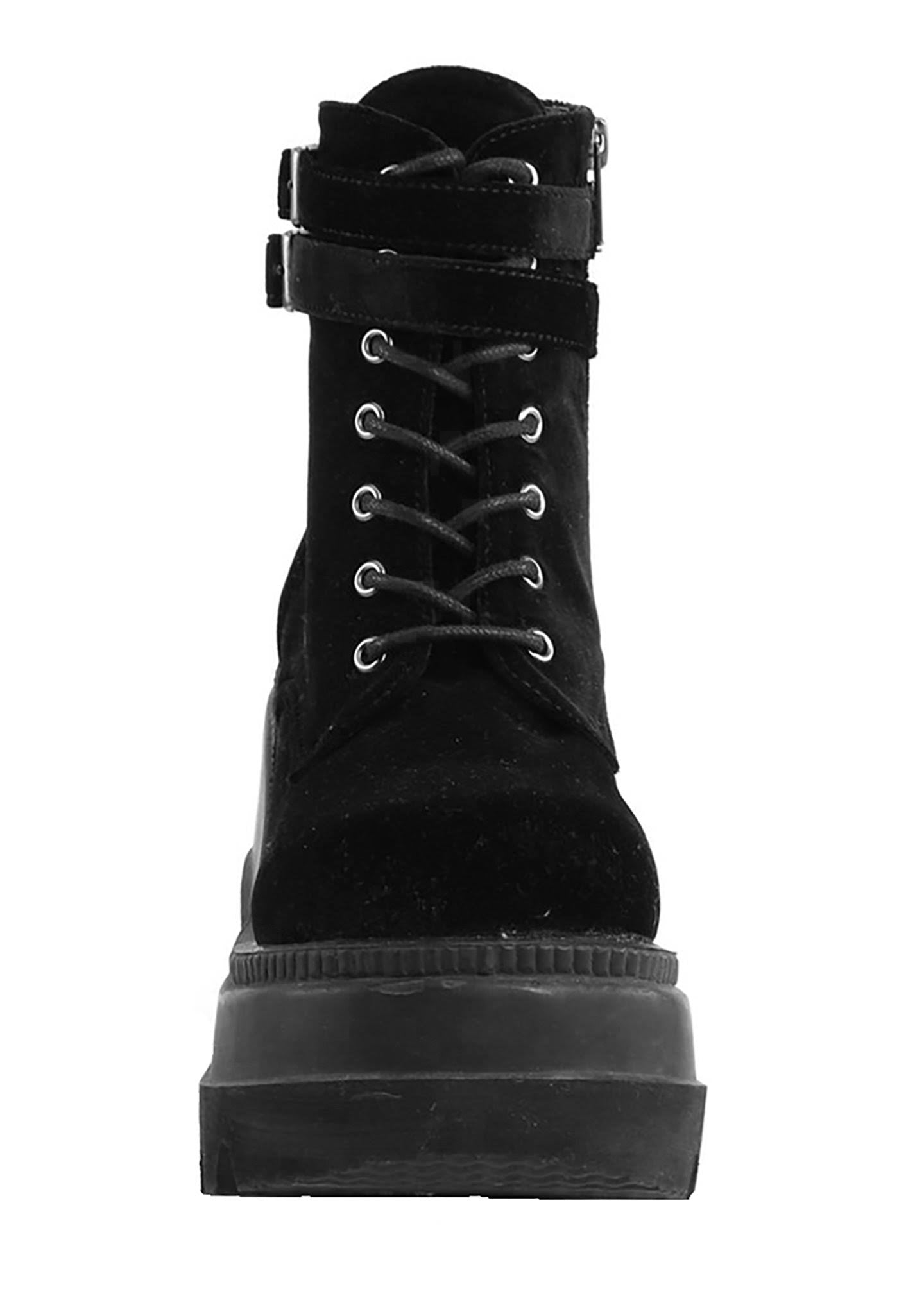 Black Velvet Shoes I27689