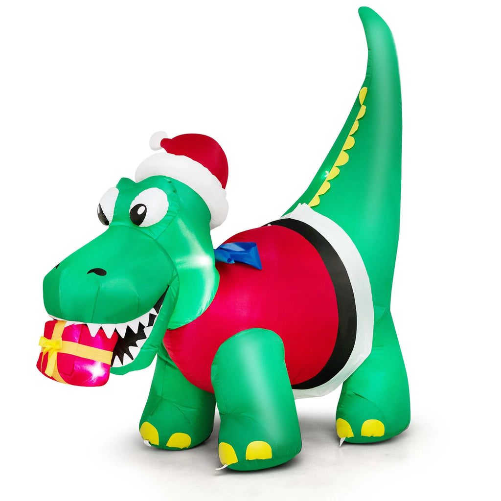 Inflatable Christmas Dinosaur with LED Lights K3240