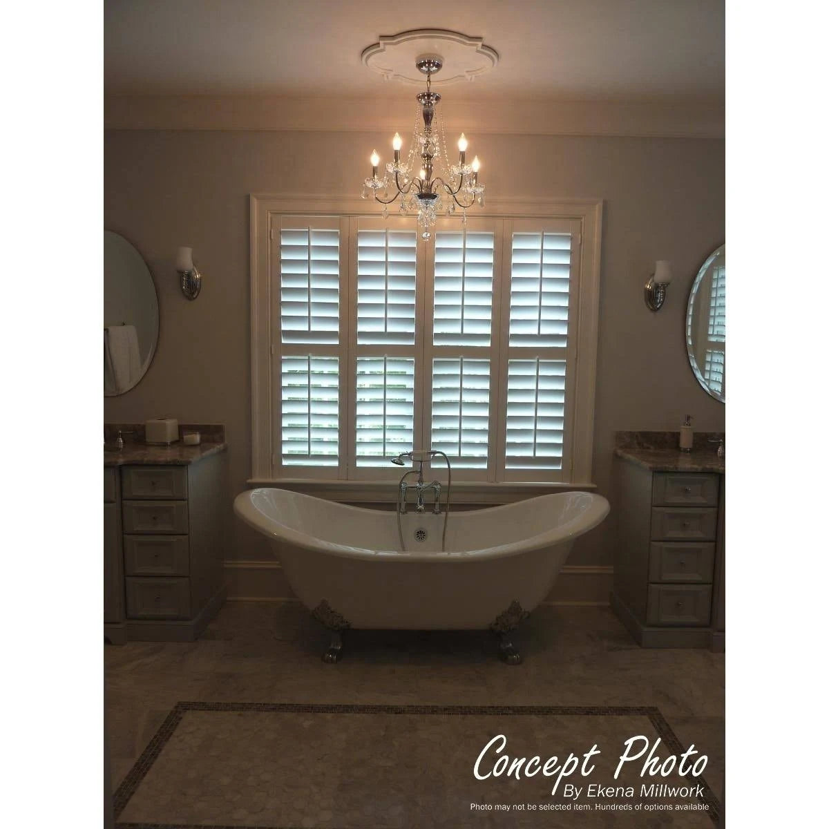 24x22OD x 4x22ID x 1 1/2x22P Ceiling Medallion Z654
