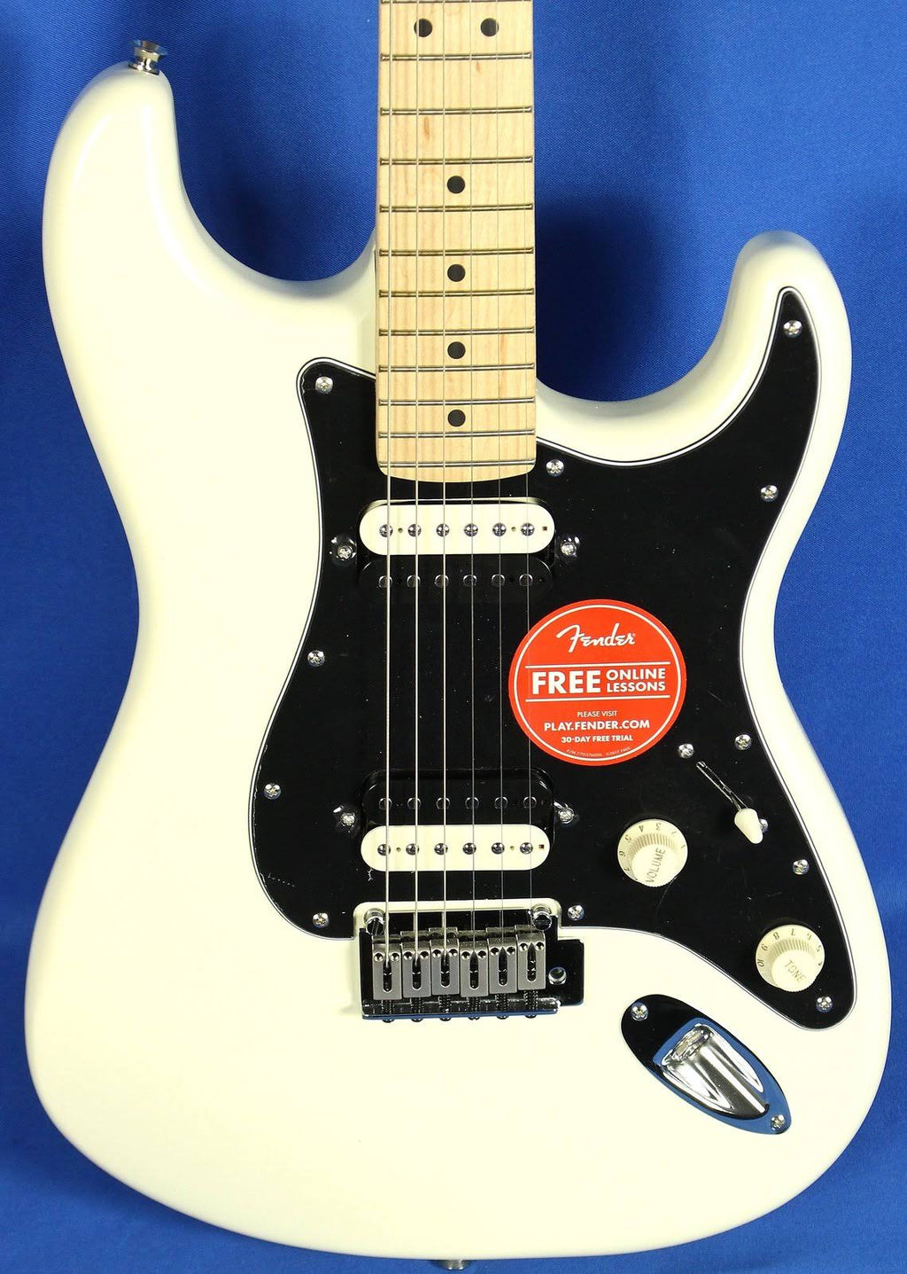 Pearl White Stratocaster HH Electric Guitar W32569