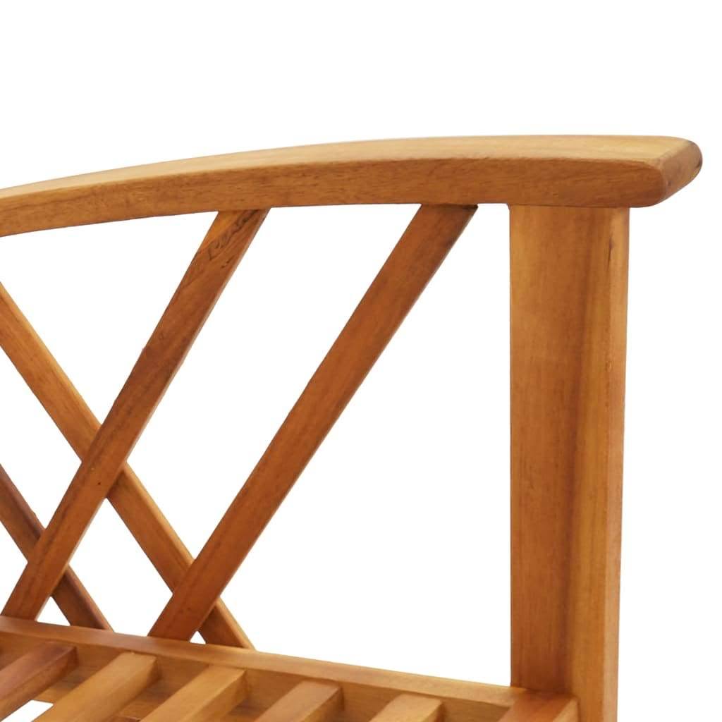 4 Piece Solid Acacia Wood Garden Lounge Set K210