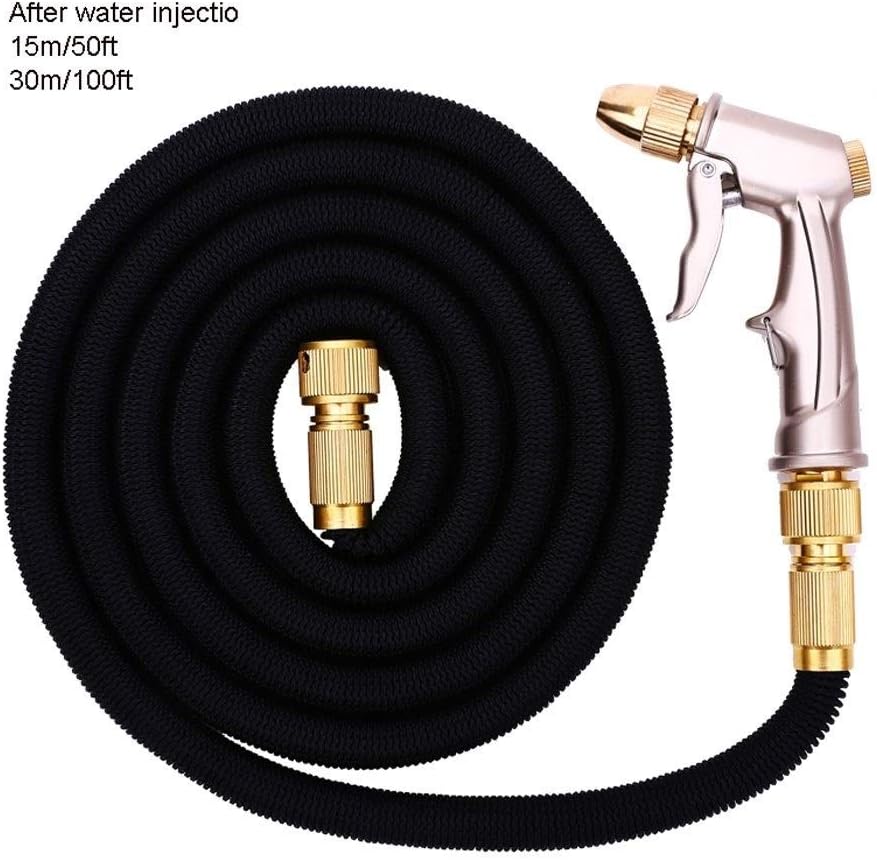 Expandable Garden Water Hose 50ft with Nozzle N5774