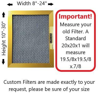 16x30x1 MERV 8 Washable Electrostatic Air Filter U571224