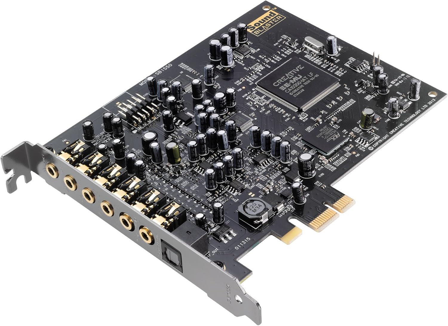 Sound Blaster Audigy PCIe RX 7.1 Sound Card with Headphone Amp M29761