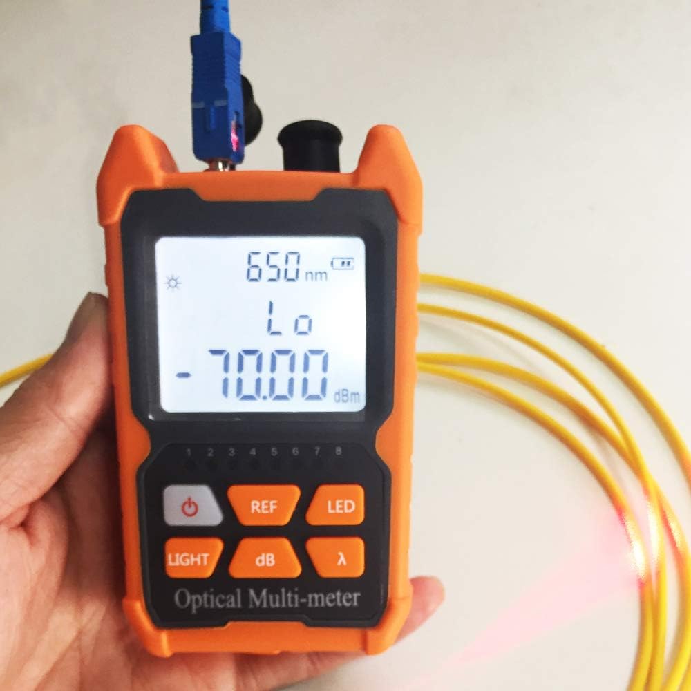 Mini Optical Fiber Power Meter with Visual Fault Locator M761579