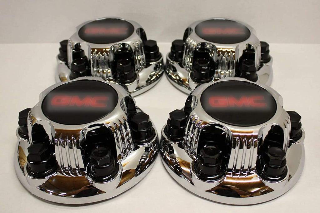4X Set of 4 Chrome 6 Lug Center Caps Hubcaps for 16 17 Wheels L74562