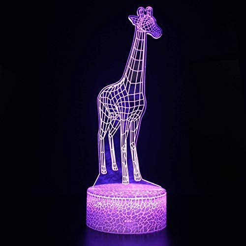 3D Illusion Night Light with Remote Control W926883
