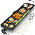 35 Electric Teppanyaki Table Top Grill Griddle, Nonstick Extra Large Griddle G429