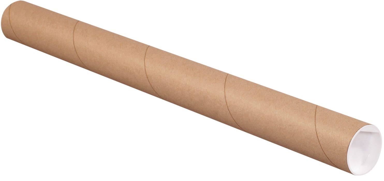24 Pack Brown Kraft Mailing Tubes J80164