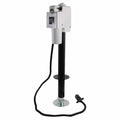 12-Volt Electric Tongue Jack with White Cover and 7-Way Plug, 3650 lb. Y12789